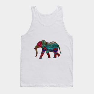 Elephant in Full Regalia Tank Top